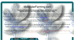 Desktop Screenshot of molecularfarming.com